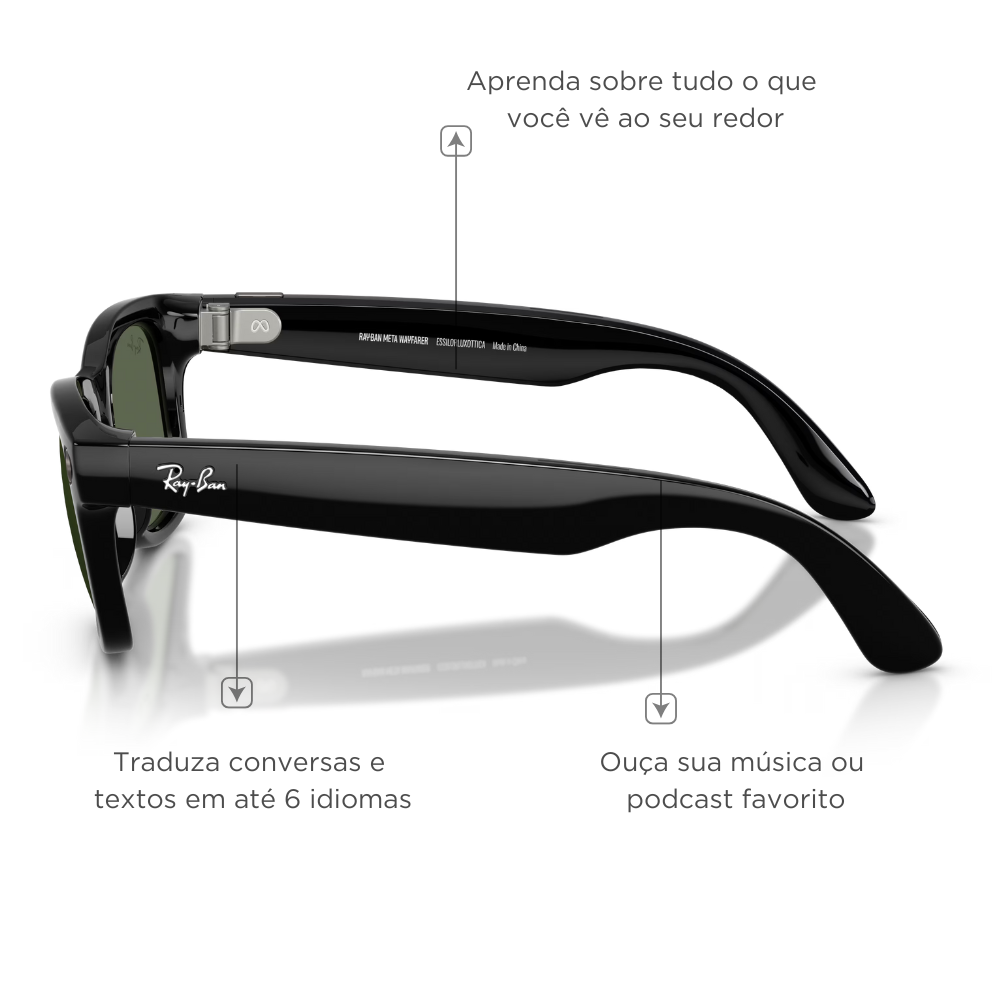 RAY BAN META WAYFARER GEN2 0RW4012 601/71 53